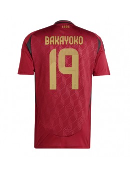 Belgien Johan Bakayoko #19 Replika Hemmakläder EM 2024 Kortärmad